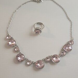 Paparazzi necklace and ring